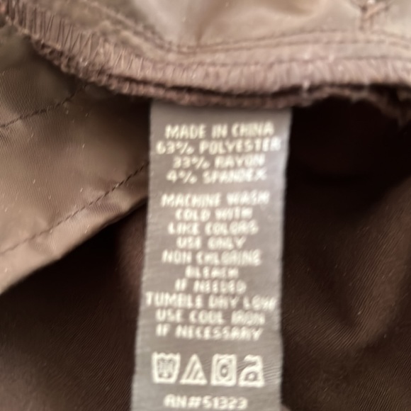 Vince Camuto chocolate brown pant - Picture 7 of 7